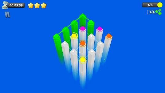 Connect 3D Color Dots