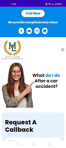 Android application MedLegal HQ-Injury Assistant screenshort