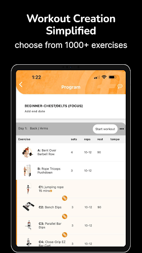 Screenshot of Fitlog
