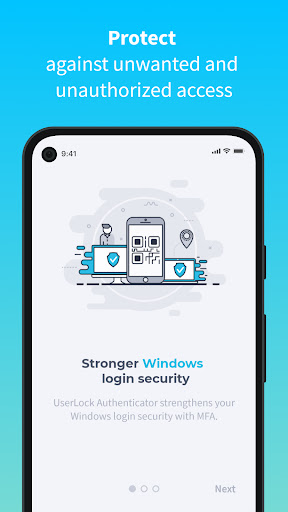 Android application UserLock Push screenshort