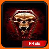 Skull Coffin Flames LWP icon