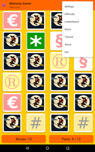 Memory Game - Pro Screenshot