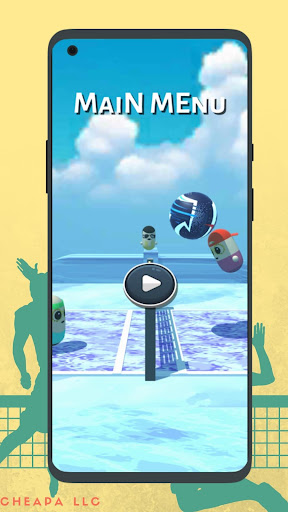 Android application Volleyball Volleybeans screenshort