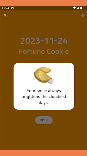Fortune Cookie Today Screen 2