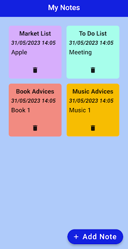 Notebook App by zThyphon Screen 3
