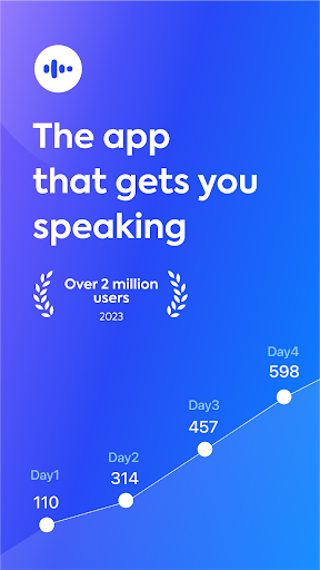 Android application Speak - Language Learning screenshort