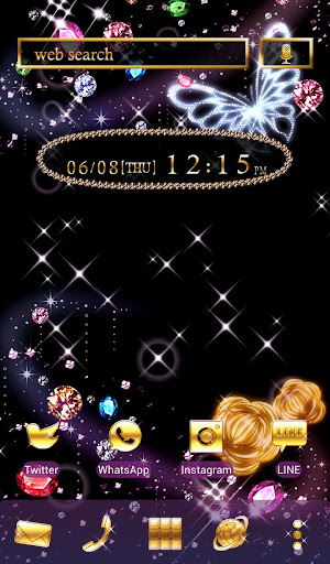 Android application -Jewel Galaxy- Theme +HOME screenshort