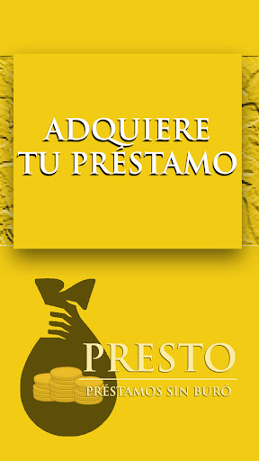 Android application Presto: Préstamos sin buró screenshort