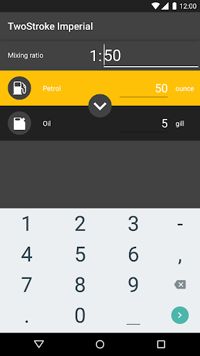 Two Stroke Calculator Imperial
