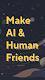 screenshot of Kajiwoto AI Friend Companions