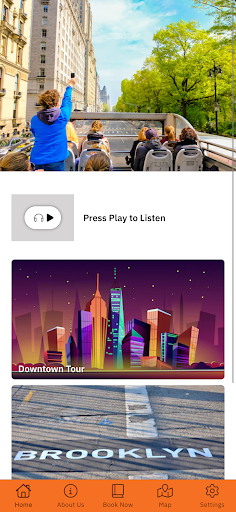 Android application Iconic Tours screenshort