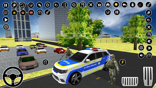 Car Games Dubai Police Van Sim