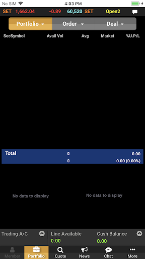 Android application TRINITY Member screenshort