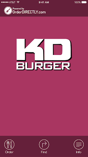 Android application KD Burger, Hull screenshort