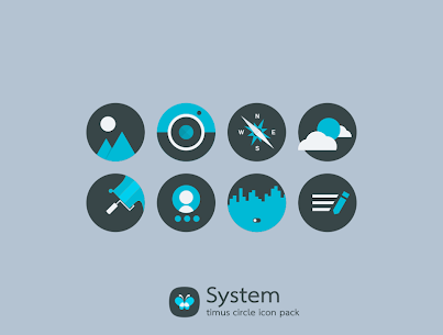 Timus Circle Dark Icon Pack APK [PAID] Download for Android 4