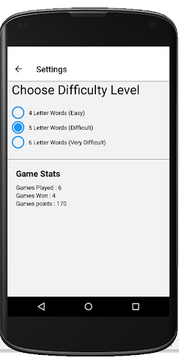 Unscramble word Screen 2