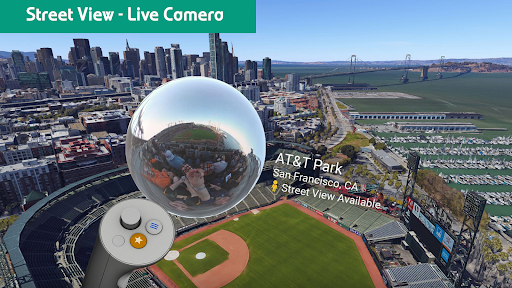 Android application Street view live - 3d maps screenshort