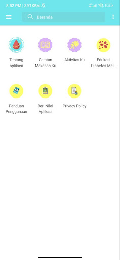 My Diabetic Diary Screen 2