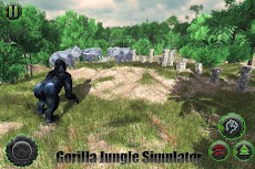 Angry gorilla vs Dinosaur: Wild Jungle Battleのおすすめ画像5