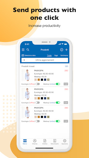 Android application WeShop Supplier screenshort