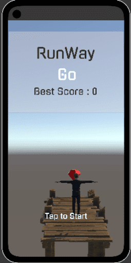 Android application RunWay Go screenshort