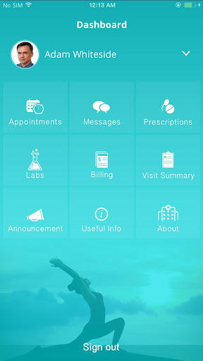 Android application Arcadian Telepsych screenshort