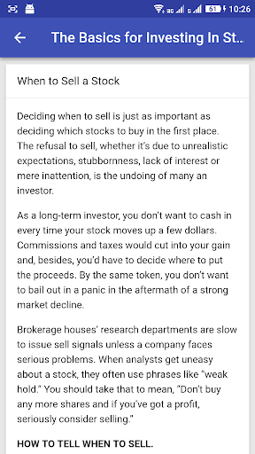 THE BASICS FOR INVESTING IN ST