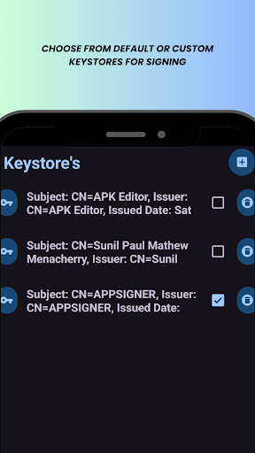 AppSigner: sign APKs on-the-go screenshot 3