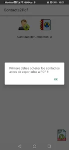 Contacts2pdf | Exportar a PDF