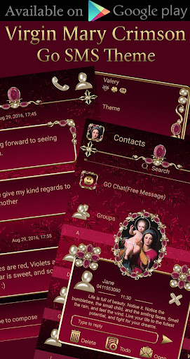 Virgin Mary Crimson theme Screen 3