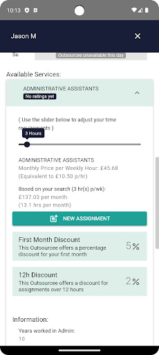 OutsourceXtra Screen 3