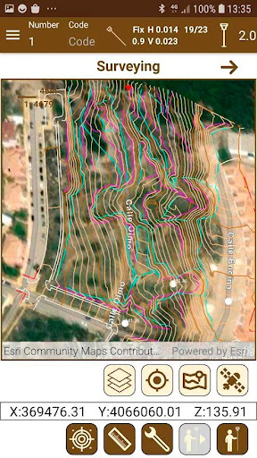 TcpGPS - Surveying with GNSS Screen 2
