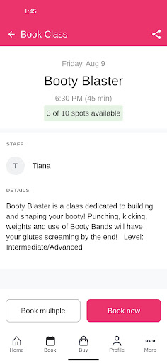 Hers Kickboxing Fitness Screenshot 3 - AppWisp.com