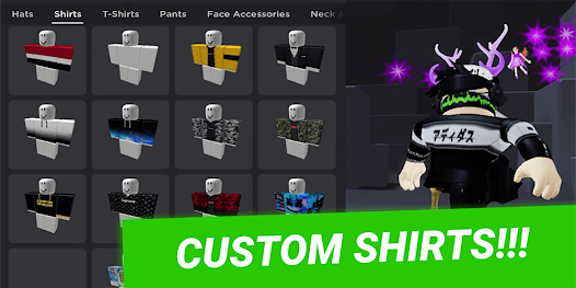 make you custom roblox shirts or pants