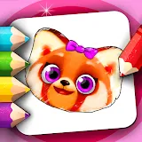 Coloring for kids with Rocky icon