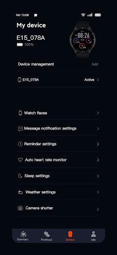 Zeblaze Fit Screen 3