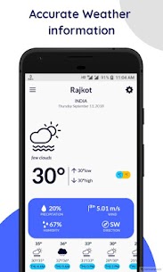 Weather Forecast – A Pocket Weather Guide (Free) 1.6 Apk 2