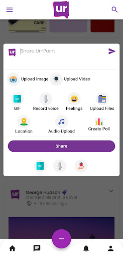 Android application Ur Point screenshort