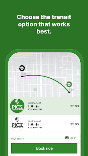 Screenshot of PICK Transportation OK