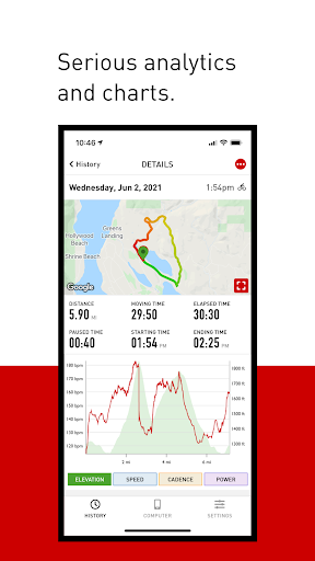 Screenshot of Bike & Run Tracker - Cadence