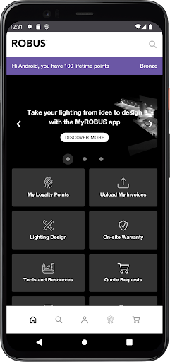 MyROBUS Screen 2
