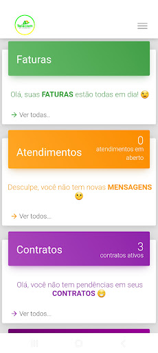 App Cliente AC Telecom Screen 2
