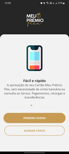 Android application Meu Prêmio Flex screenshort