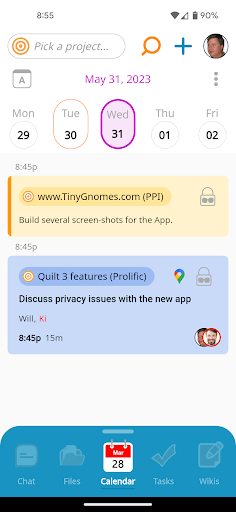 Android application Tiny Gnomes screenshort