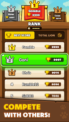 Merge Lion (watermelon game) Screen 3