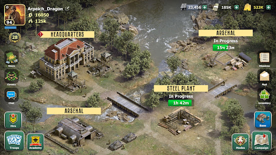 Heroes of Wars: WW2 Battles (21x21) apkdebit screenshots 17