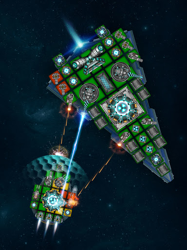 Space Arena: Outer Space games - 1v1 Build & Fight  screenshots 11