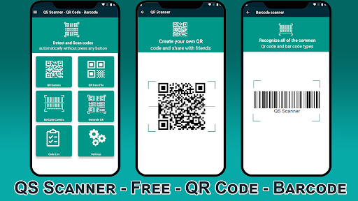 Android application QS Scanner | QR Code & Barcode screenshort