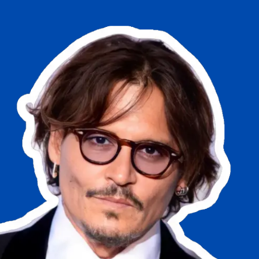 Stickers de johnny depp logo