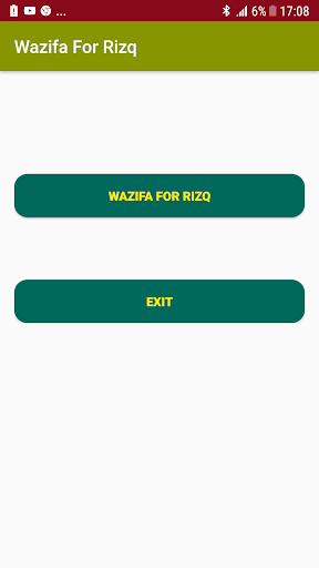Android application Wazifa - Wazaif for Rizq screenshort